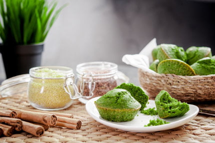 Muffinki szpinakowe z jaglaną Kasza w diecie dzieci