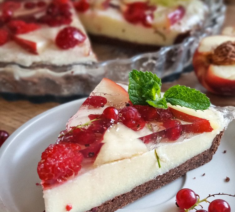 Tarta z kaszy manny z owocami